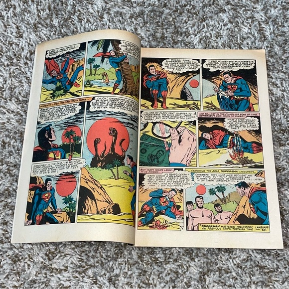 VINTAGE 1967 ACTION COMICS DC Comics Stone-Age Superman Silver Age Comic #350 - Picture 9 of 10